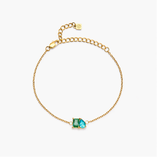 FOREVER DUO BIRTHSTONE BRACELET